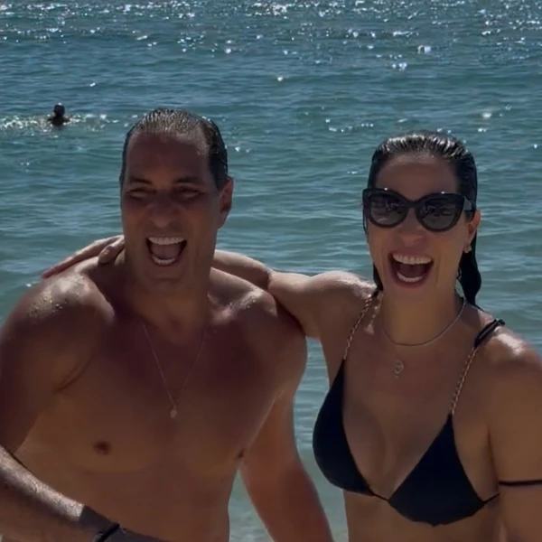 Edmundo com a namorada, Carol Chequer por Reprodução/Instagram