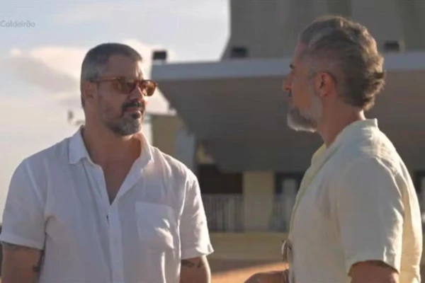 Juliano Cazarré no Santuário de Santa Rita de Cássia