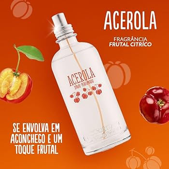 Spray Perfumado Acerola - L’Occitane au Brésil - Preço médio: R$ 99 - Combinação de bergamota, mandarina, acerola, pera e notas de pêssego, damasco e flor de laranjeira. - Ideal para quem gosta de cítricos alegres, mas com um toque sofisticado.  por Divulgação 
