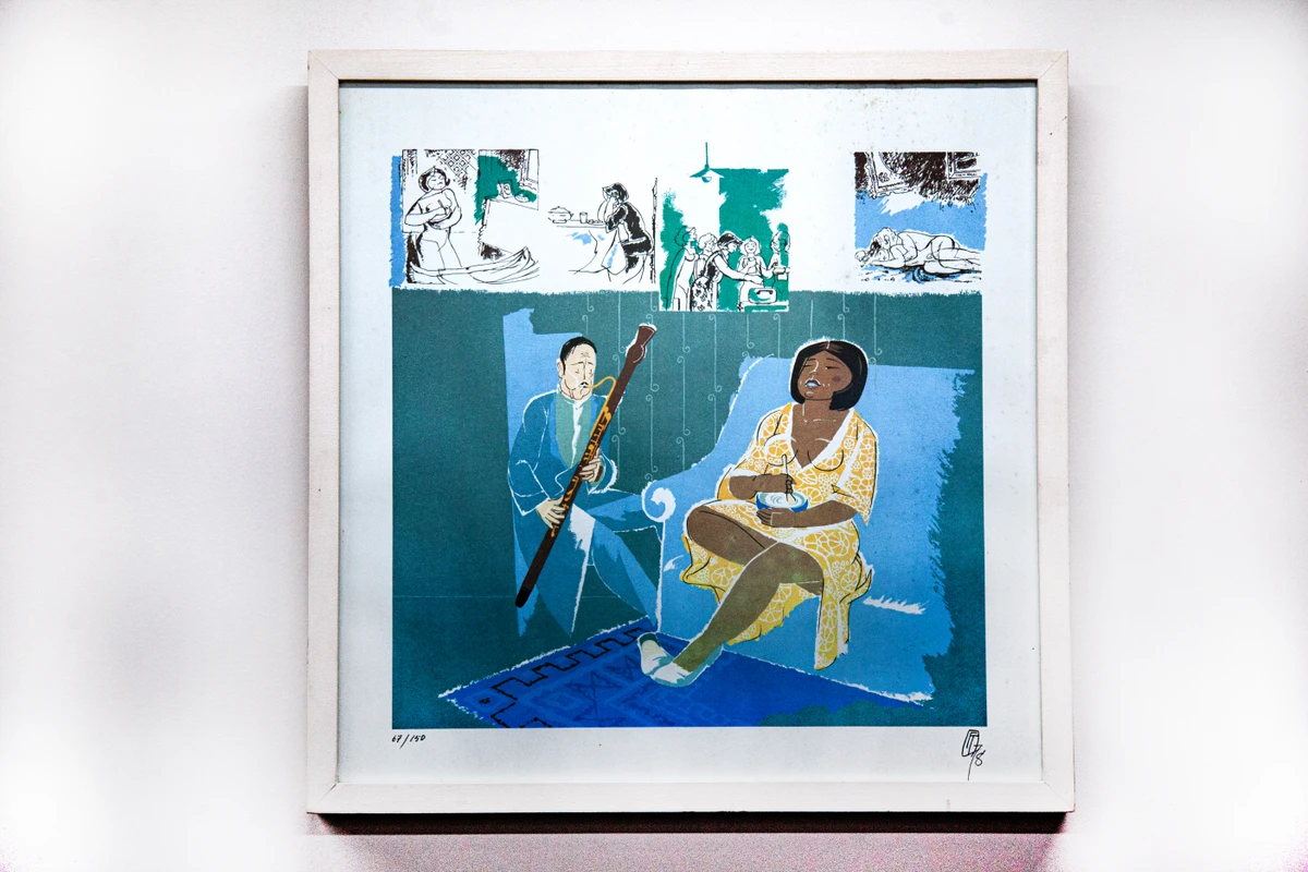 Arte de Floriano Peixoto sobre obras de Jorge Amado  por Sora Maia/CORREIO