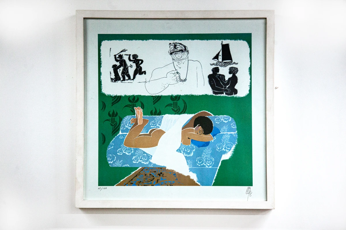 Arte de Floriano Peixoto sobre obras de Jorge Amado  por Sora Maia/CORREIO