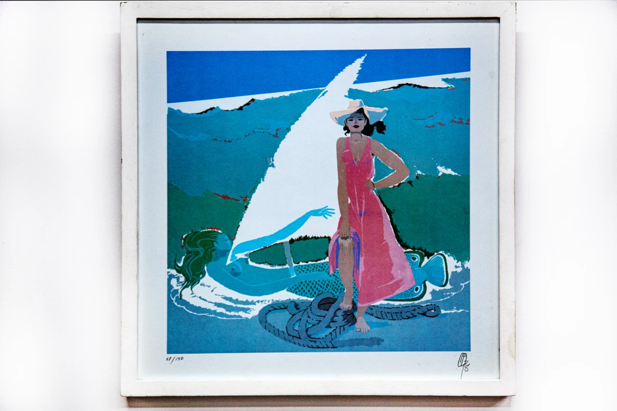 Arte de Floriano Peixoto sobre obras de Jorge Amado por Sora Maia/CORREIO