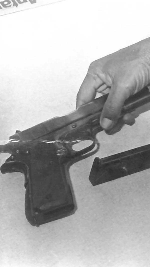 Arma usada no crime por Almiro Lopes/Arquivo CORREIO