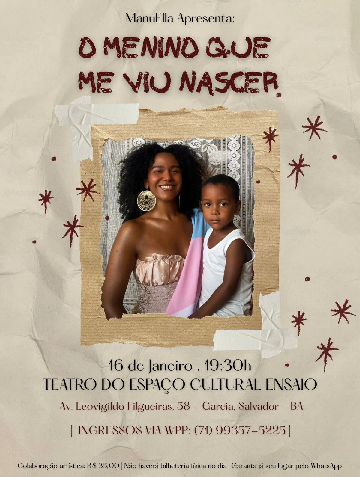 O menino que me viu nascer