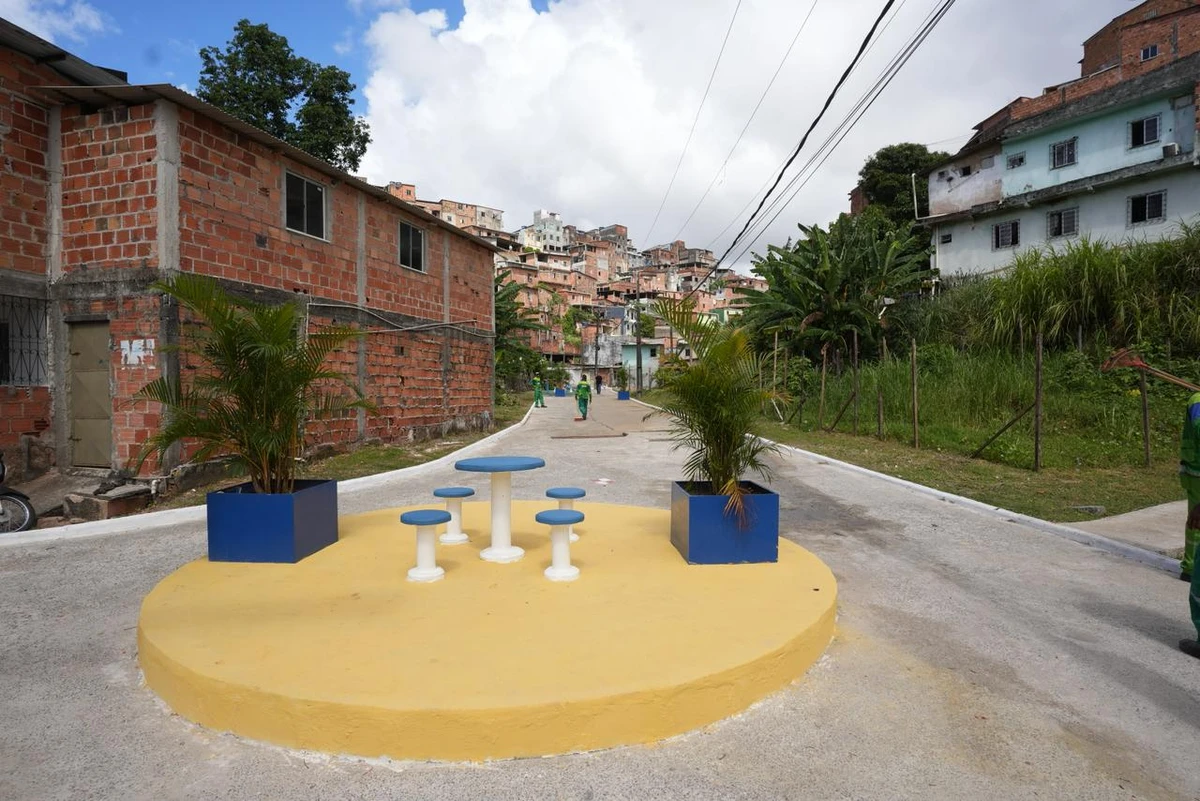Prefeitura entregou obra em São Marcos, em Salvador