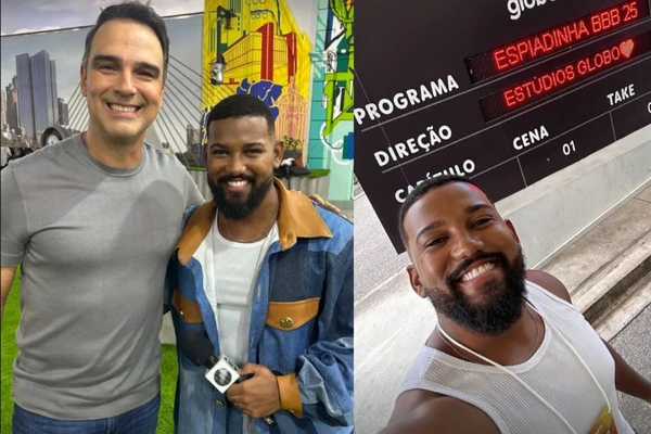 Repórter faz cobertura da Casa de Vidro Nordeste