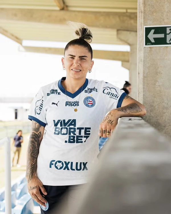 A atacante Dani Silva, de 36 anos por Divulgação