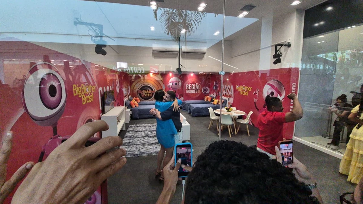 Estreia da Casa de Vidro Nordeste do BBB 26 no Shopping Bela vista, em Salvador por Ana Beatriz Sousa/CORREIO