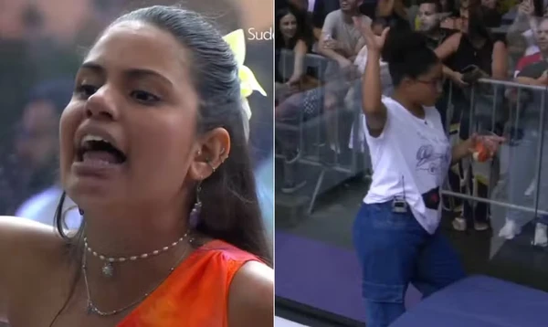 Gabriela e Milena tiveram treta na Casa de Vidro da região Sudeste por Reprodução