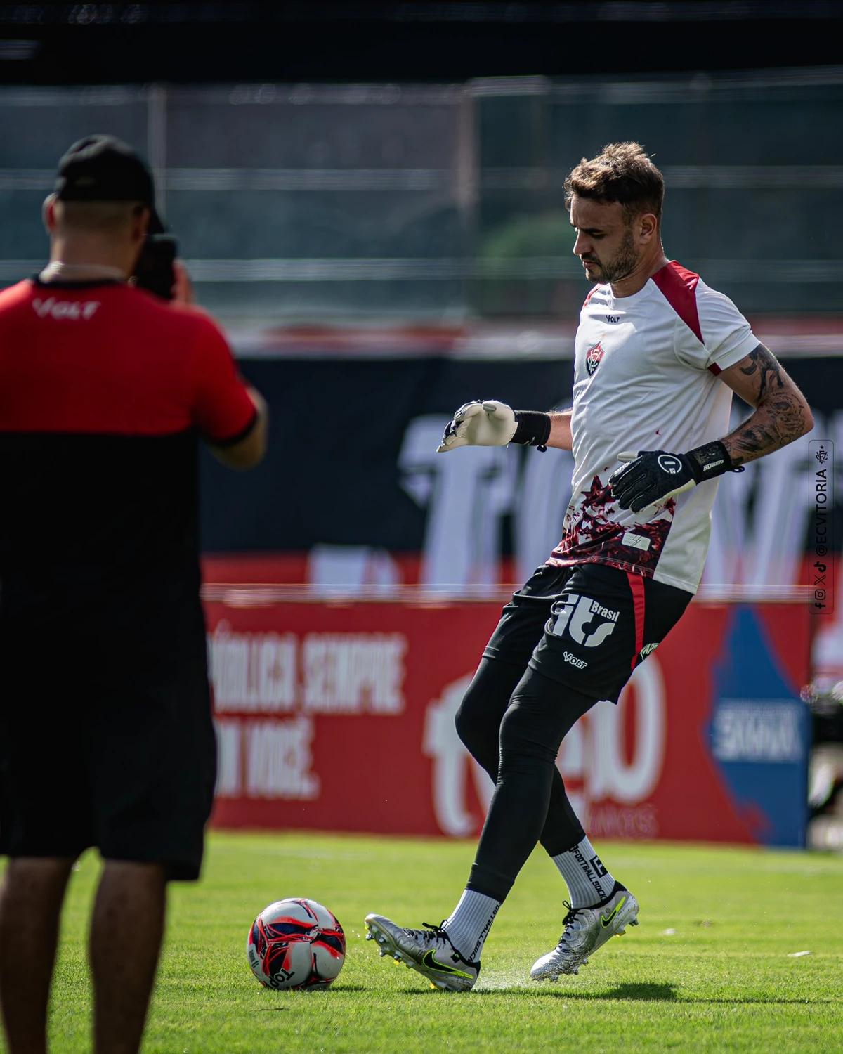 Vitória enfrentou Atlético de Alagoinhas em casa por Victor Ferreira/EC Vitória