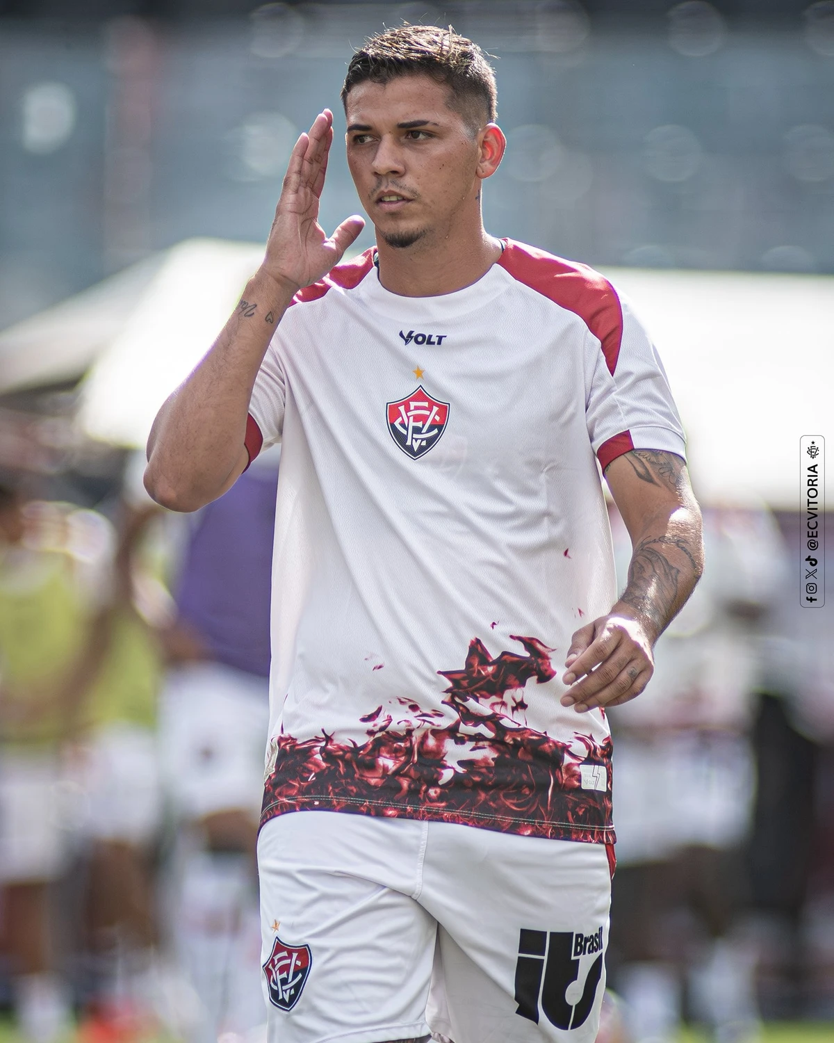 Vitória enfrentou Atlético de Alagoinhas em casa por Victor Ferreira/EC Vitória