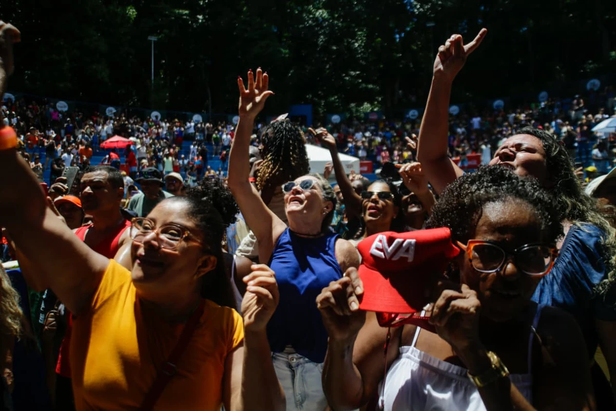 Banda Eva faz esquenta de Carnaval no Festival do Parque por Arisson Marinho/CORREIO