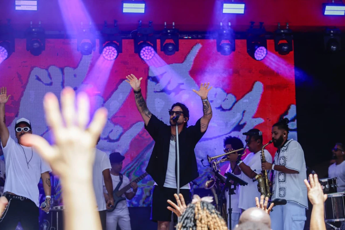 Banda Eva faz esquenta de Carnaval no Festival do Parque por Arisson Marinho/CORREIO