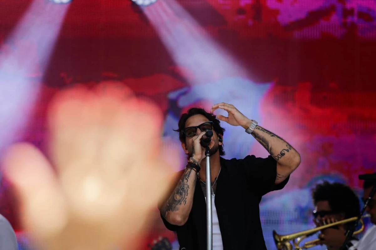 Banda Eva faz esquenta de Carnaval no Festival do Parque por Arisson Marinho/CORREIO