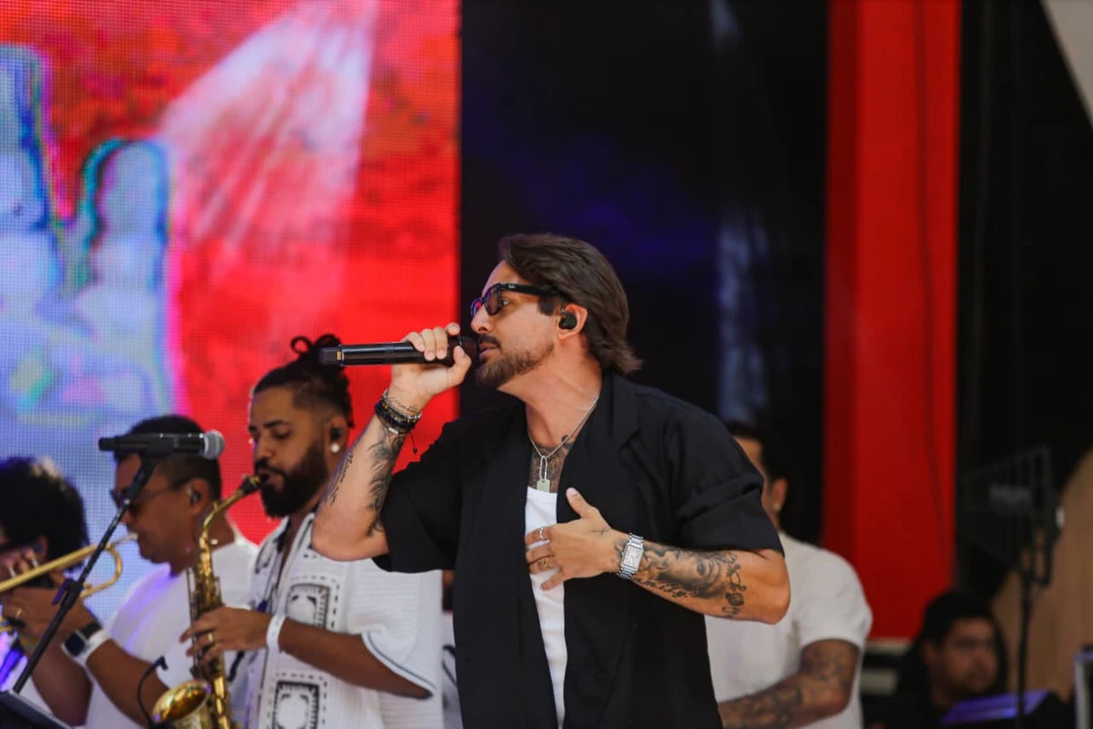 Banda Eva faz esquenta de Carnaval no Festival do Parque por Arisson Marinho/CORREIO