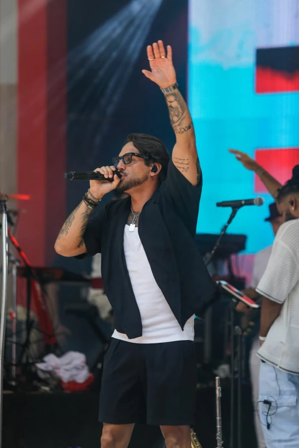 Banda Eva faz esquenta de Carnaval no Festival do Parque por Arisson Marinho/CORREIO