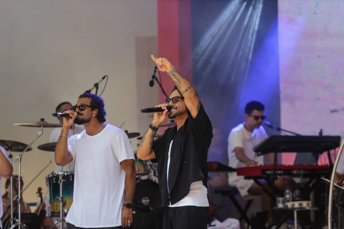 Banda Eva faz esquenta de Carnaval no Festival do Parque por Arisson Marinho/CORREIO