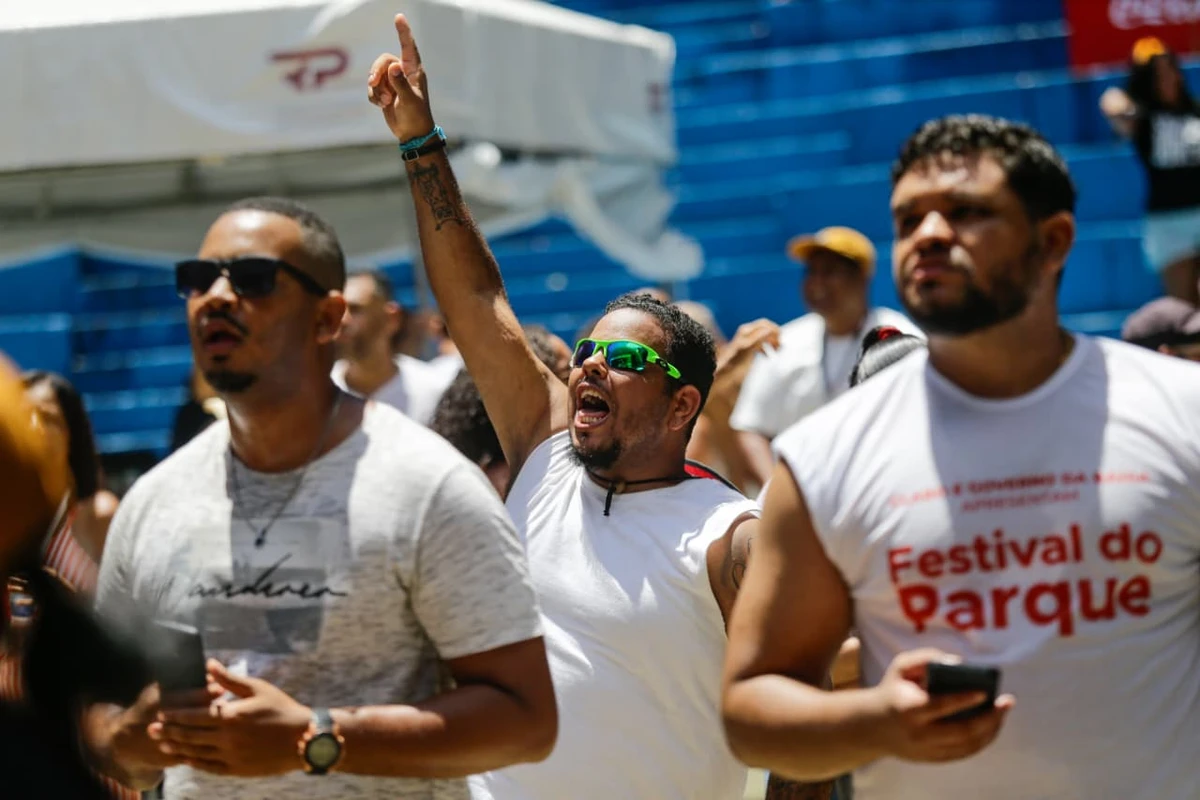 Banda Eva faz esquenta de Carnaval no Festival do Parque por Arisson Marinho/CORREIO