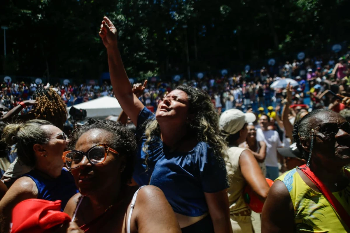 Banda Eva faz esquenta de Carnaval no Festival do Parque por Arisson Marinho/CORREIO