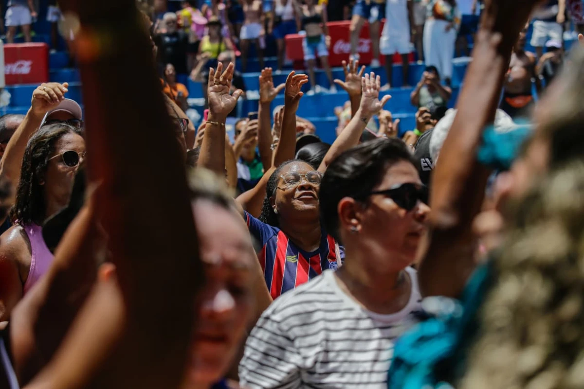 Banda Eva faz esquenta de Carnaval no Festival do Parque por Arisson Marinho/CORREIO