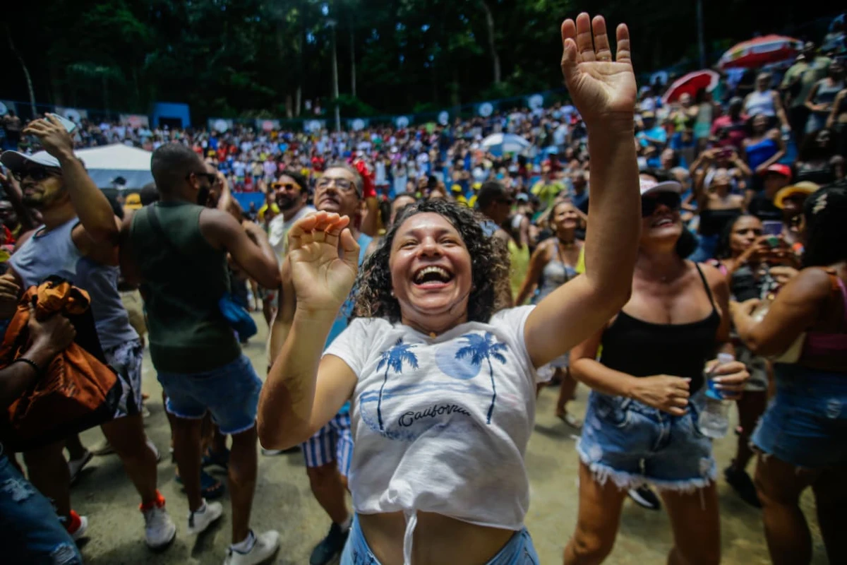 Banda Eva faz esquenta de Carnaval no Festival do Parque por Arisson Marinho/CORREIO