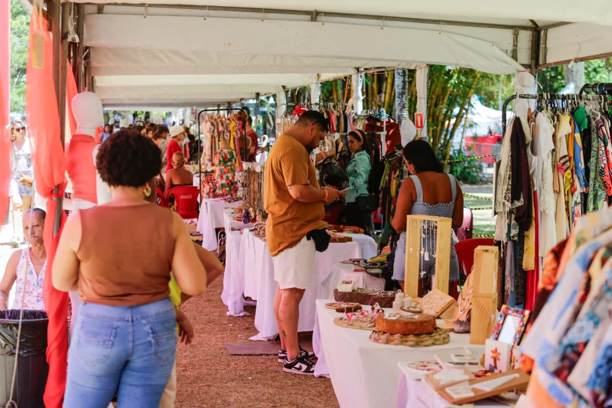 Festival do Parque também contou com feira, stands de comida e praça de alimentação por Arisson Marinho/CORREIO