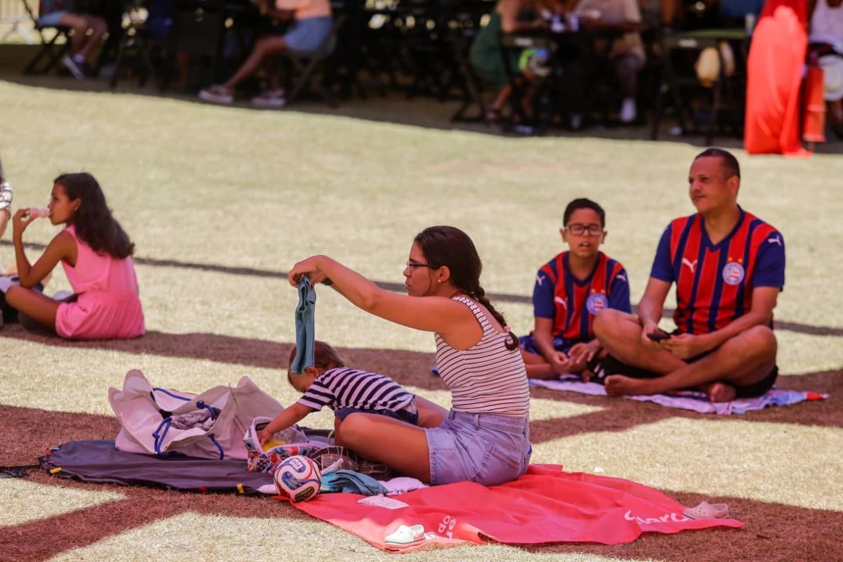 Festival do Parque também contou com feira, stands de comida e praça de alimentação por Arisson Marinho/CORREIO