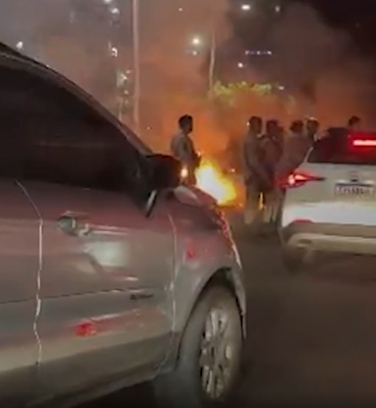 Protesto de moradores contra ação da PM na Federação, onde idoso foi morto por Reprodução