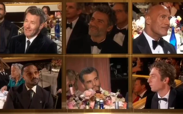 Momento em que Wagner Moura é anunciado como melhor ator em filme de drama no Globo de Ouro 2026