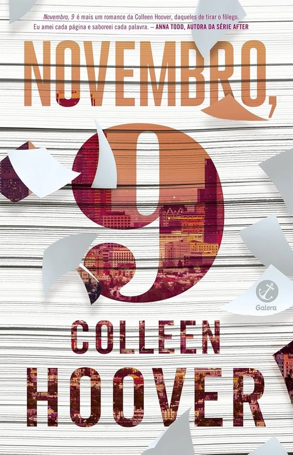 Novembro, 9, de Colleen Hoover (Galera). Apesar de ter apenas 18 anos, Fallon já passou por muita coisa. Sobreviveu a um incêndio que a deixou desfigurada, e viu a carreira de atriz desmoronar por conta das cicatrizes. Agora, no aniversário do fatídico acidente, ela finalmente se sente pronta para sair de Los Angeles e recomeçar a vida em Nova York. por Reprodução