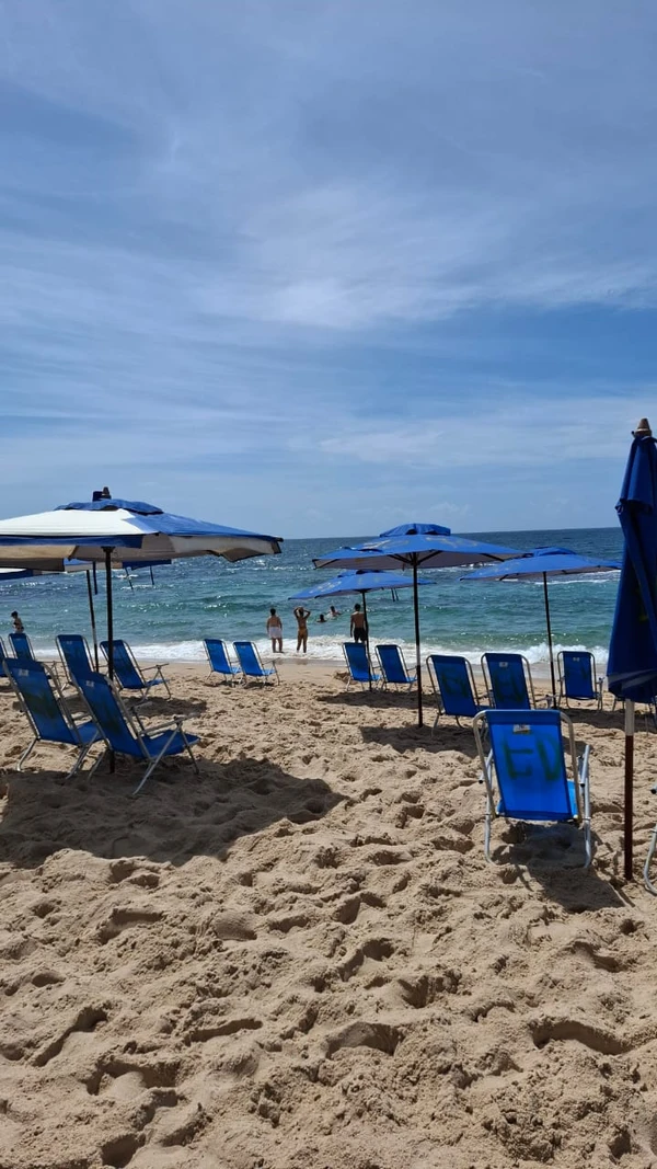 Praia do Farol  por Nauan Sacramento/CORREIO 