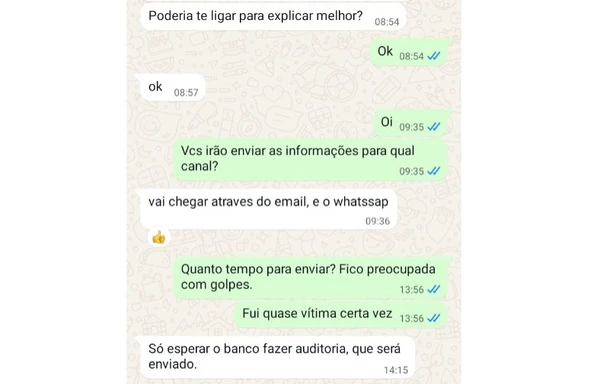 Professora chegou a entrar em contato com o banco quando não recebeu o cartão, antes de ter os descontos por Reprodução