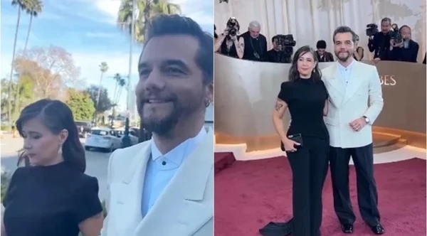 Wagner Moura e a esposa, Sandra Delgado por Reprodução