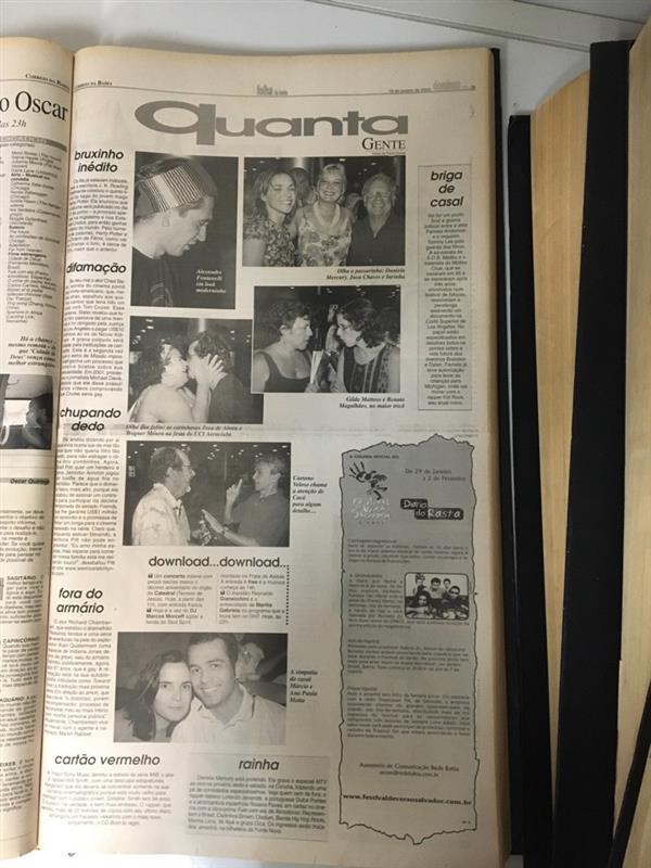 No início da carreira, Wagner já era notícias nas páginas do CORREIO por Reprodução