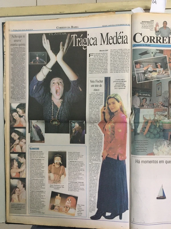 No início da carreira, Wagner já era notícias nas páginas do CORREIO por Reprodução