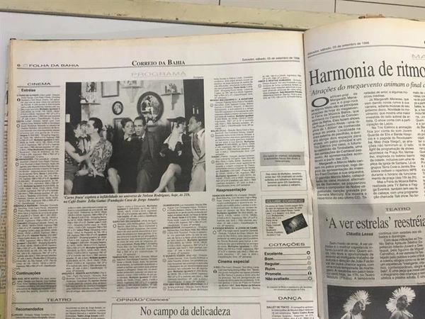 No início da carreira, Wagner já era notícias nas páginas do CORREIO por Reprodução