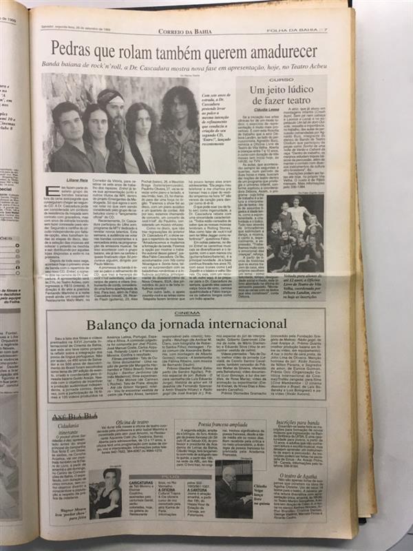 No início da carreira, Wagner já era notícias nas páginas do CORREIO por Reprodução