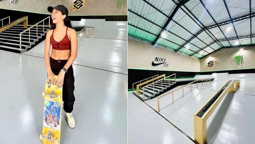 Imagem - Como é a mansão de Rayssa Leal, com pista de skate no quintal e presença de marcas