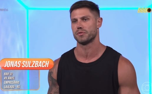 BBB 26 errou a idade de Jonas Sulzbach por Reprodução/TV Globo
