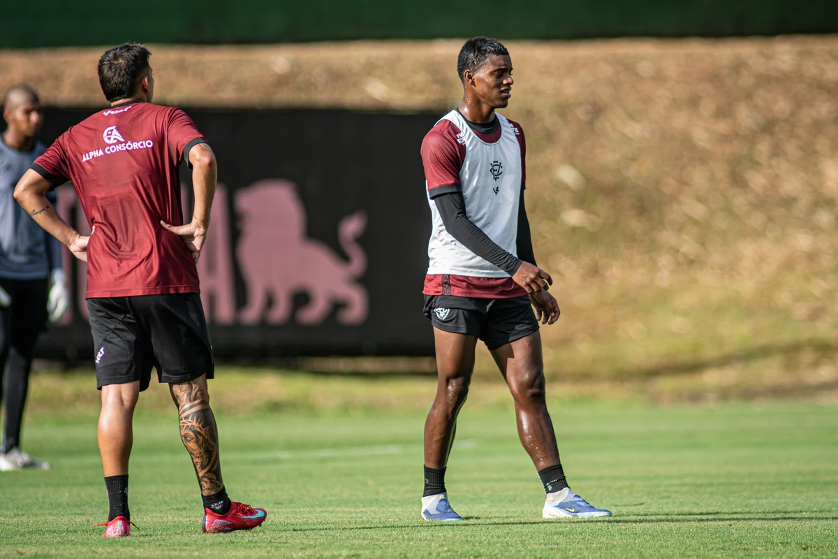 Elenco do Vitória realizando pré-temporada na Toca  por Victor Ferreira/EC Vitória