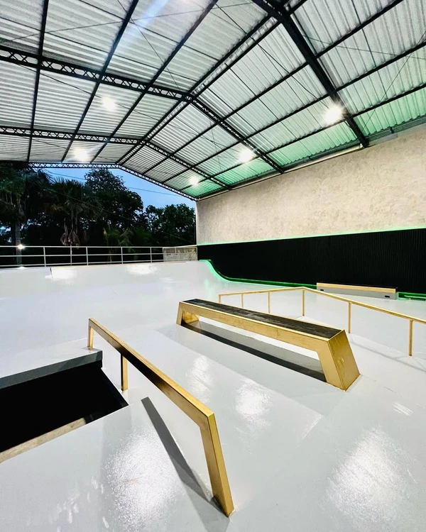 Pista de skate de Rayssa Leal por Reprodução