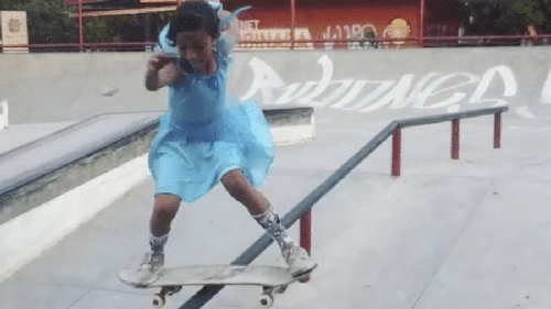 Rayssa Leal surgiu como Fadinha do Skate por Reprodução