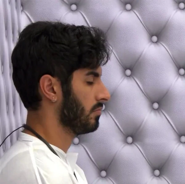  Ricardinho no Quarto Branco do BBB 2026 por Reprodução/TV Globo