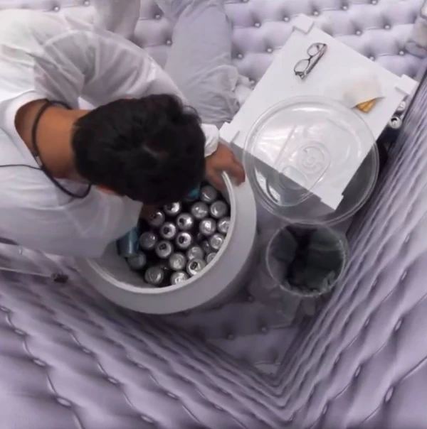  Ricardinho no Quarto Branco do BBB 2026 por Reprodução/TV Globo