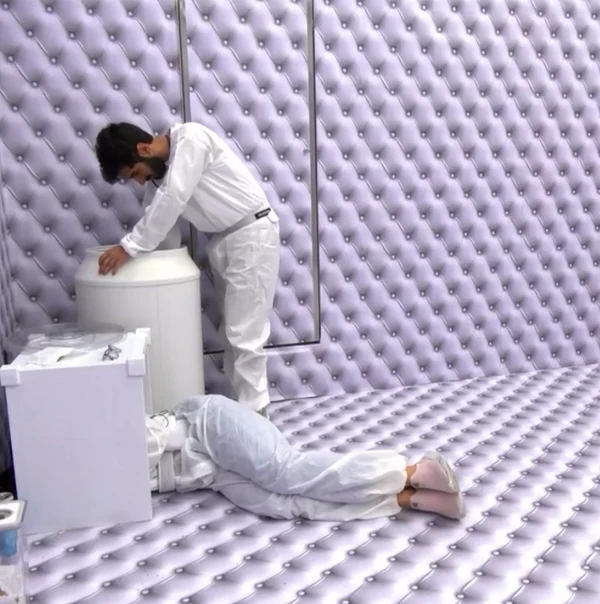  Ricardinho no Quarto Branco do BBB 2026 por Reprodução/TV Globo