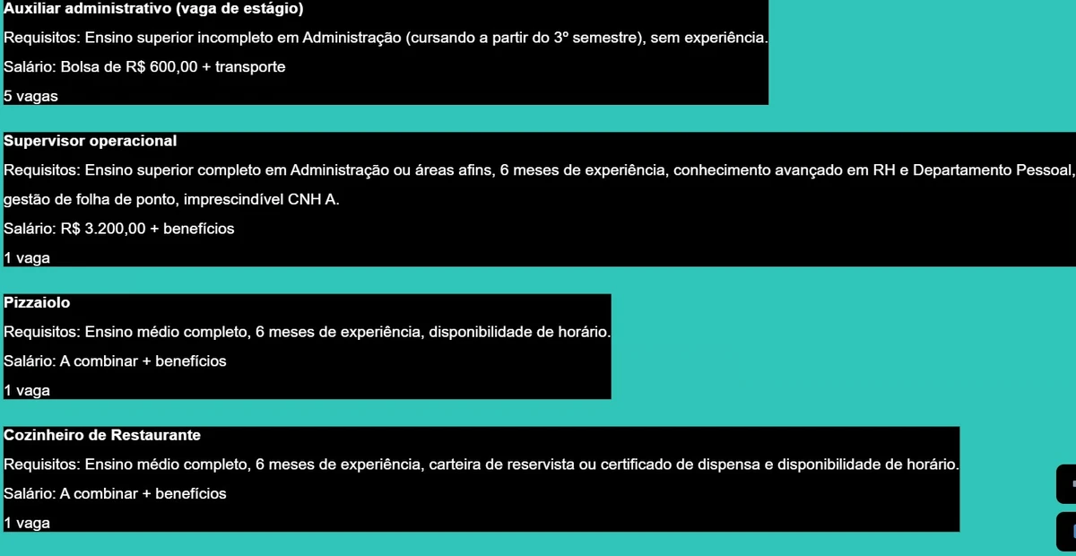 Vagas de emprego nesta terça-feira (13) por Simm