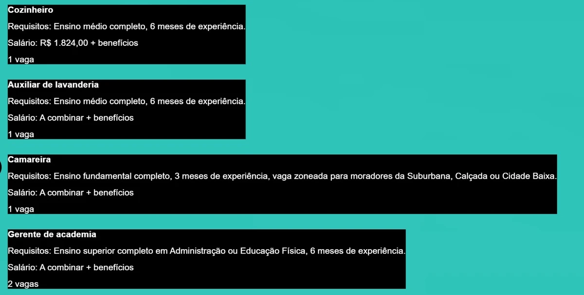 Vagas de emprego nesta terça-feira (13) por Simm