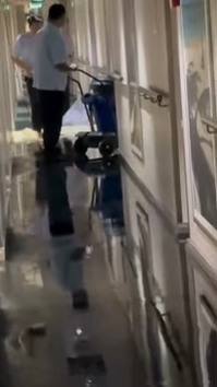 Alagamento em navio de cruzeiro que tinha como destino Salvador por Reprodução