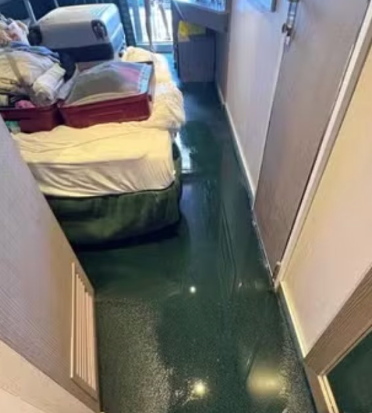 Alagamento em navio de cruzeiro que tinha como destino Salvador por Reprodução