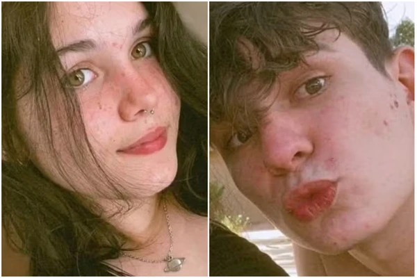 Lavínia Eduarda Cichaseski e João Victor da Silva